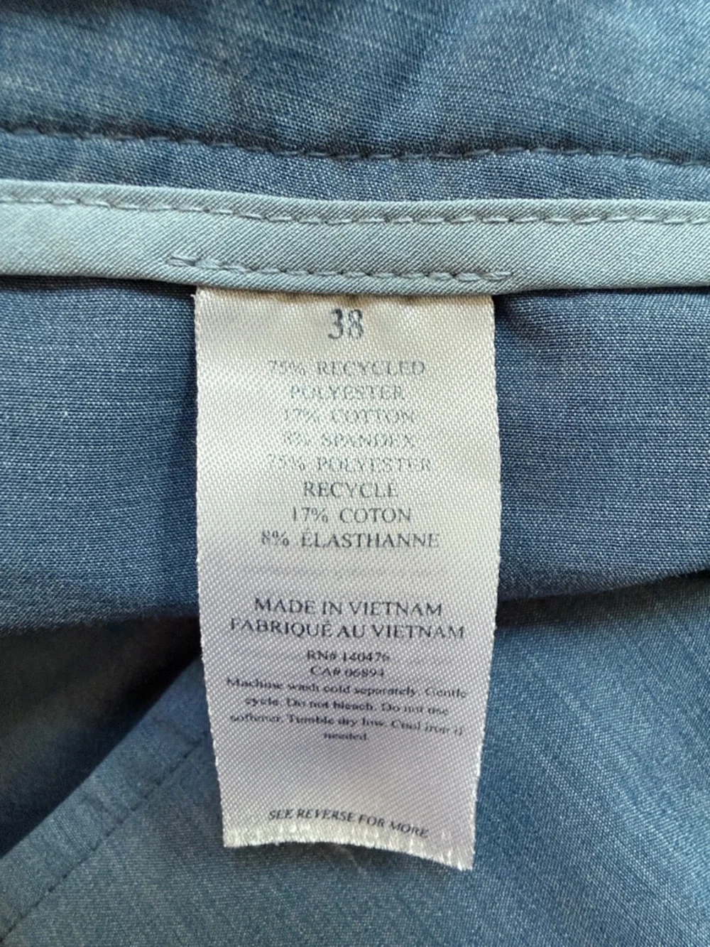 Faherty All Day Shorts 38 Navy 4 Way Stretch Viral Active Essential Pull On